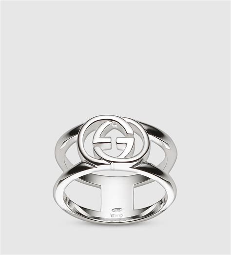 gucci wide ring with interlocking g motif|Gucci Interlocking wide ring in Undefined Undefined .